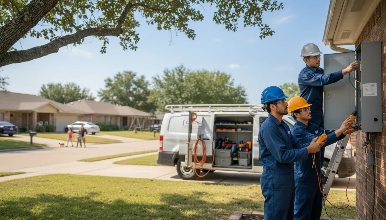 Certified electrician providing emergency electrical services in Mcneal, AZ